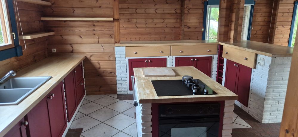 maison finlandaise en bois massif de 5 pièces