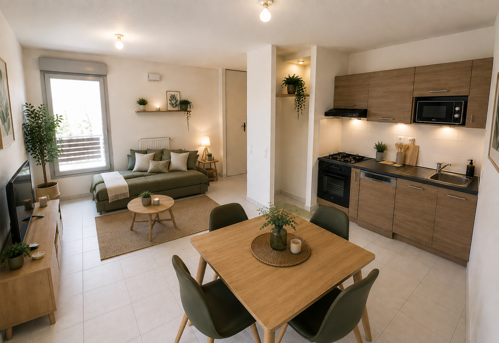 Appartement T1 bis 26m²