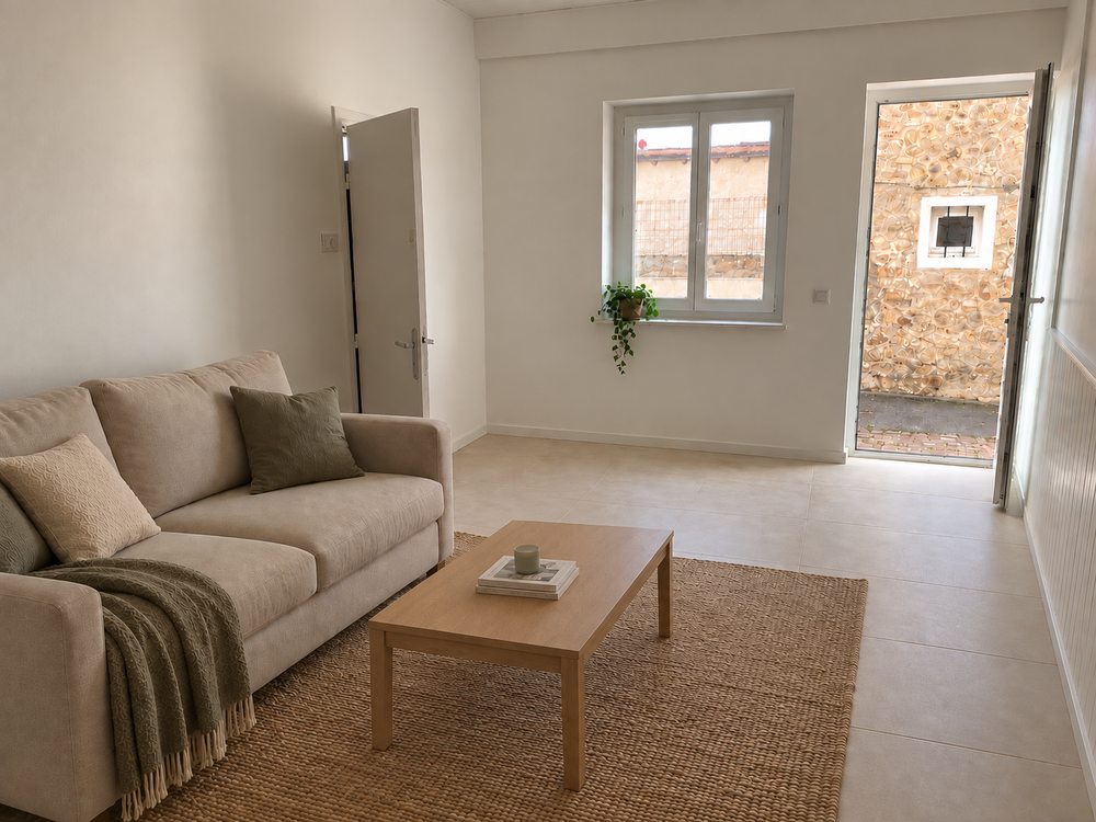 Maison de plus de 100 m² - 3 chambres - garage - Chaussan