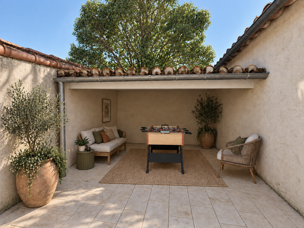 Maison de caractère meublée avec piscine