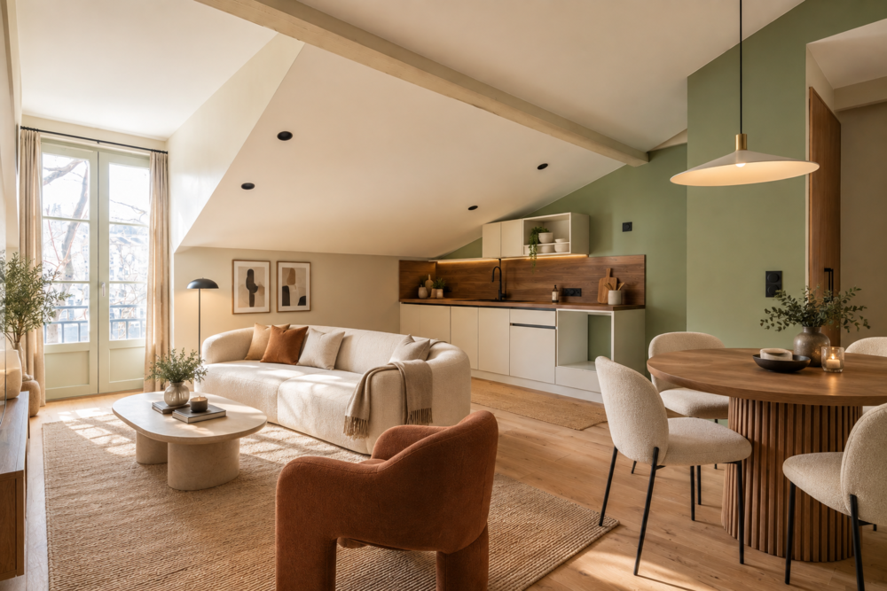 T3 avec vue Saône , 68 m²