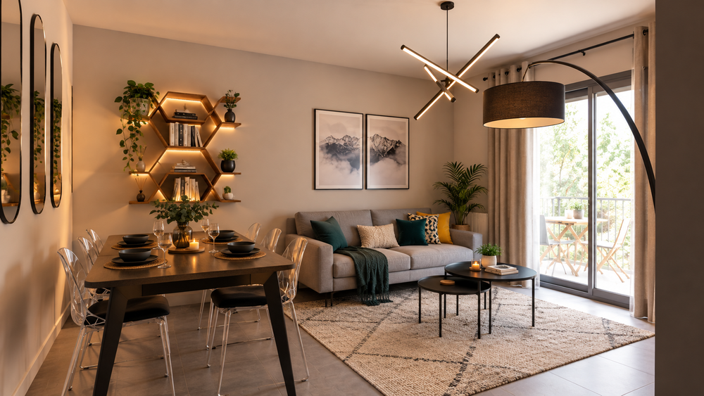 Appartement centre-ville T3 65 m2 balcon 9 m2 garage 20 m2