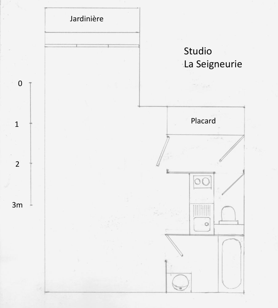 studio 27m2, Plan des 4 Seigneurs, Montpellier