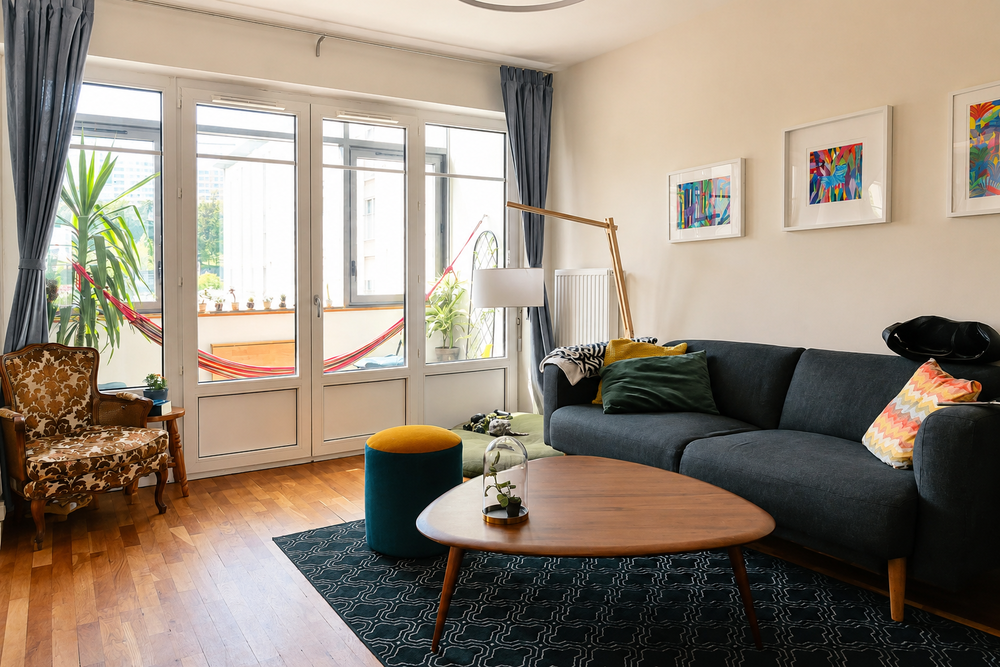 Appartement traversant 75 m² ? Lyon 9e / Au pied métro D