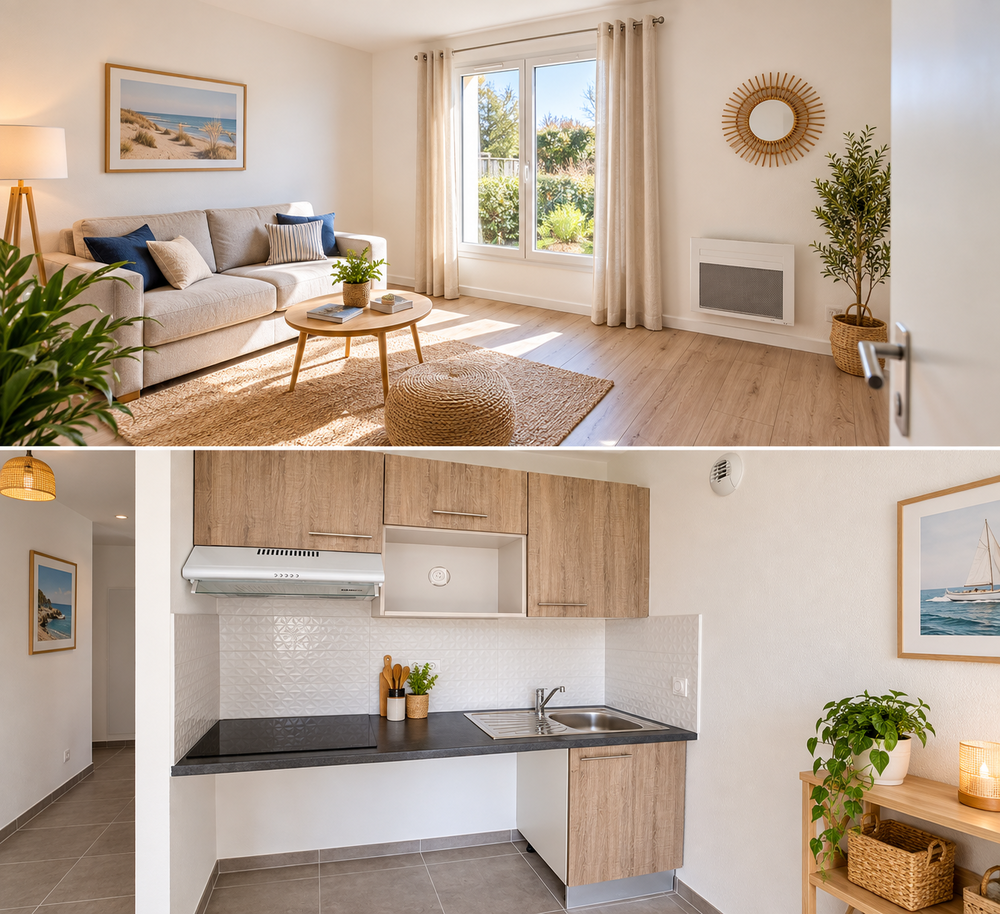 NOIRMOUTIER-EN-L'ÎLE ? Appartement 3 pièces de 62,69 m²