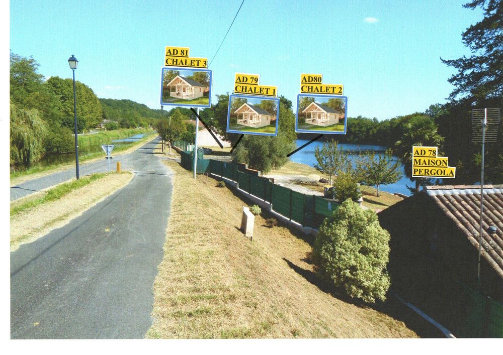 ENSEMBLE DE 2 PEPITES BORD DIRECT RIVIERE ET CANAL NON INOND