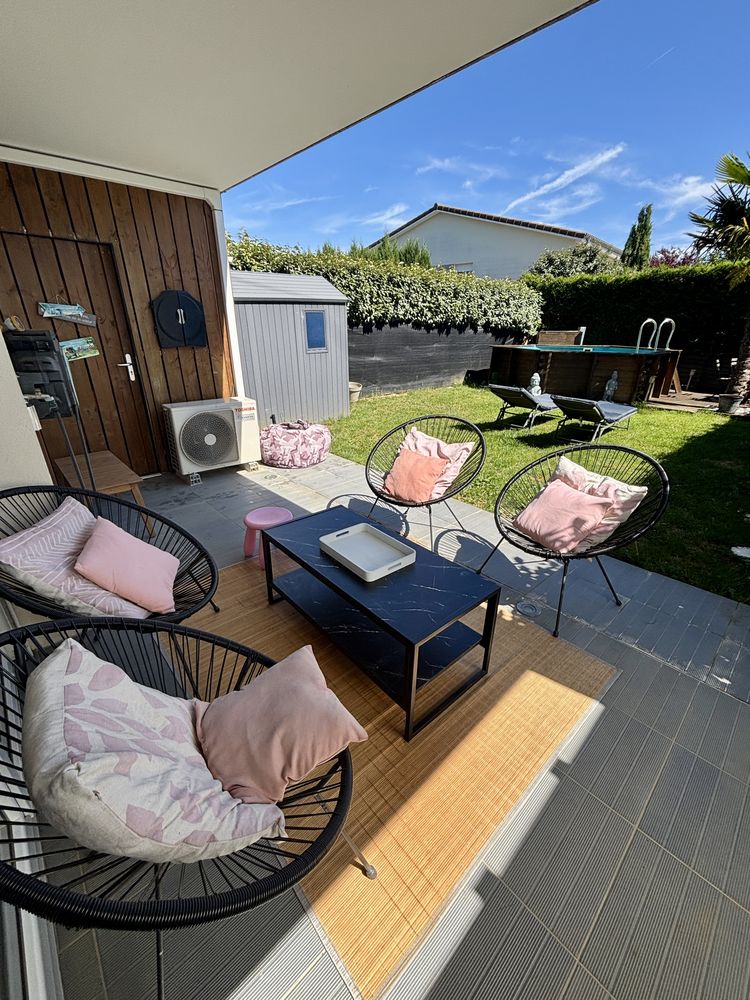 Comme une maison : T2 avec jardin privatif 90 m²
