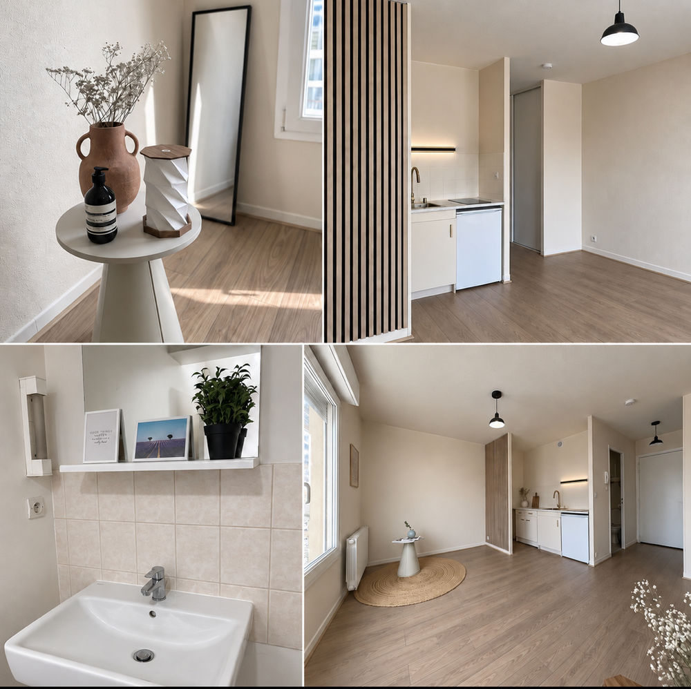Studio rénové de 23,5 m² - Caen centre ville, rue Caponière
