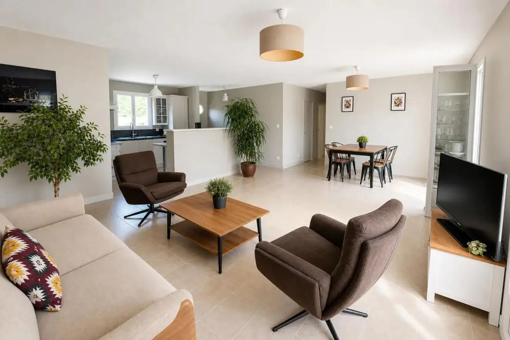 Maison de plain-pied 98 m² ? Terrain clos ? Garage