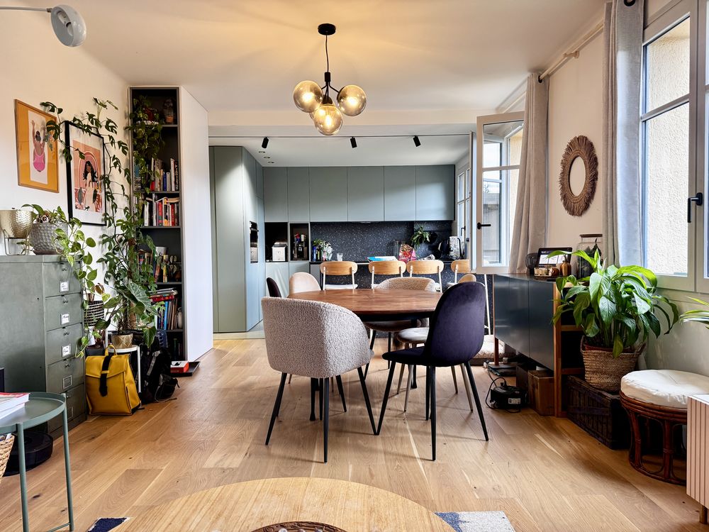 Appartement T3 possible T4 Tassin horloge