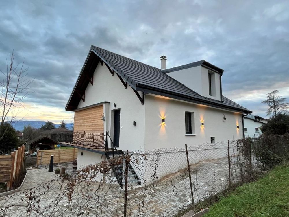 Maison-appartement, 15 min Genève, type T5 133 m, 4 chambres
