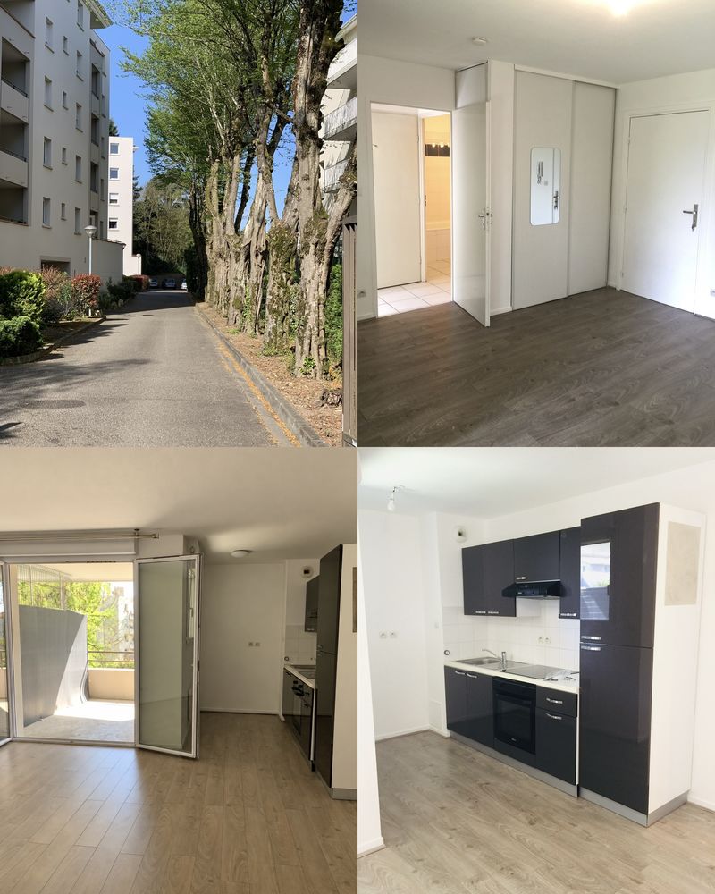 AGEN SUD ? T2 38 m² balcon, vue parc & piscine ? parking