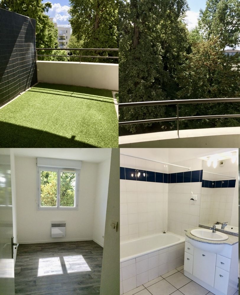 AGEN SUD ? T2 38 m² balcon, vue parc & piscine ? parking