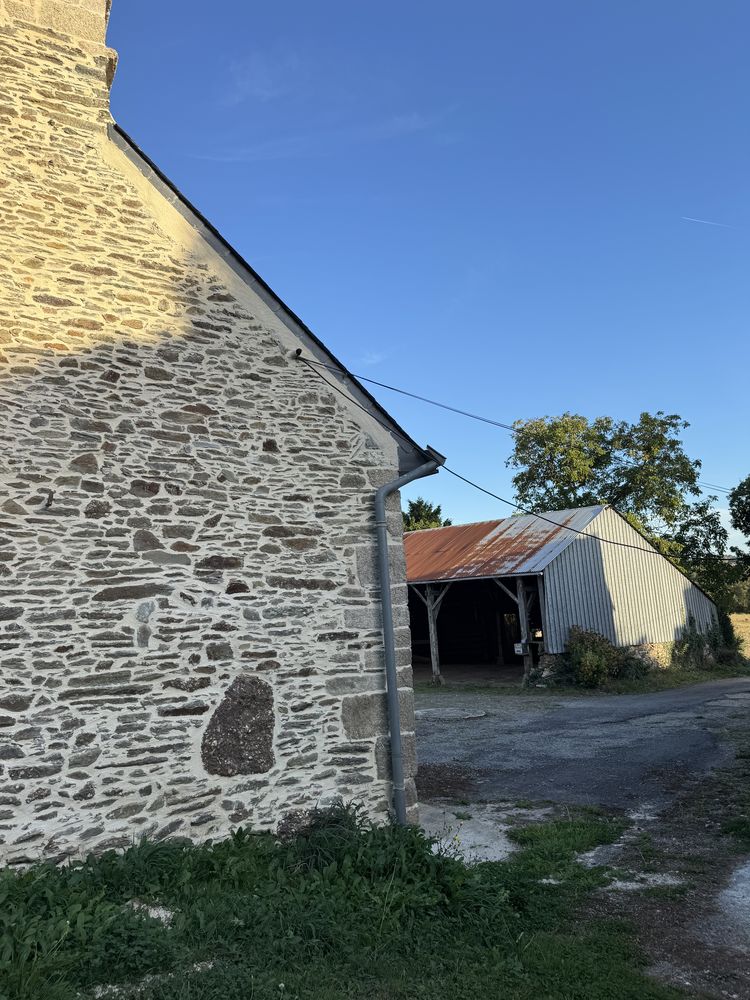 Ancien corps de ferme ? 2 longères, grands hangars