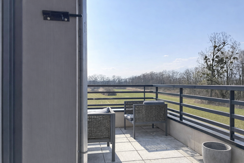 Appartement attique avec vue