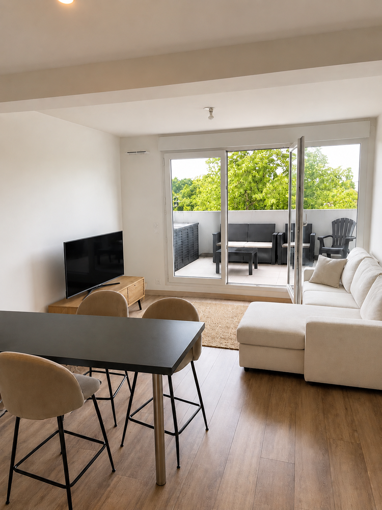 Appartement T2 bis avec chambre et bureau? 55 m² + Terrasse