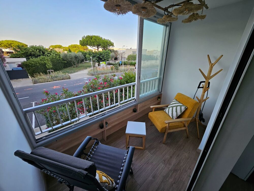 Studio cabine rénové - 27 m² utiles - Plage à 100 m - Carnon
