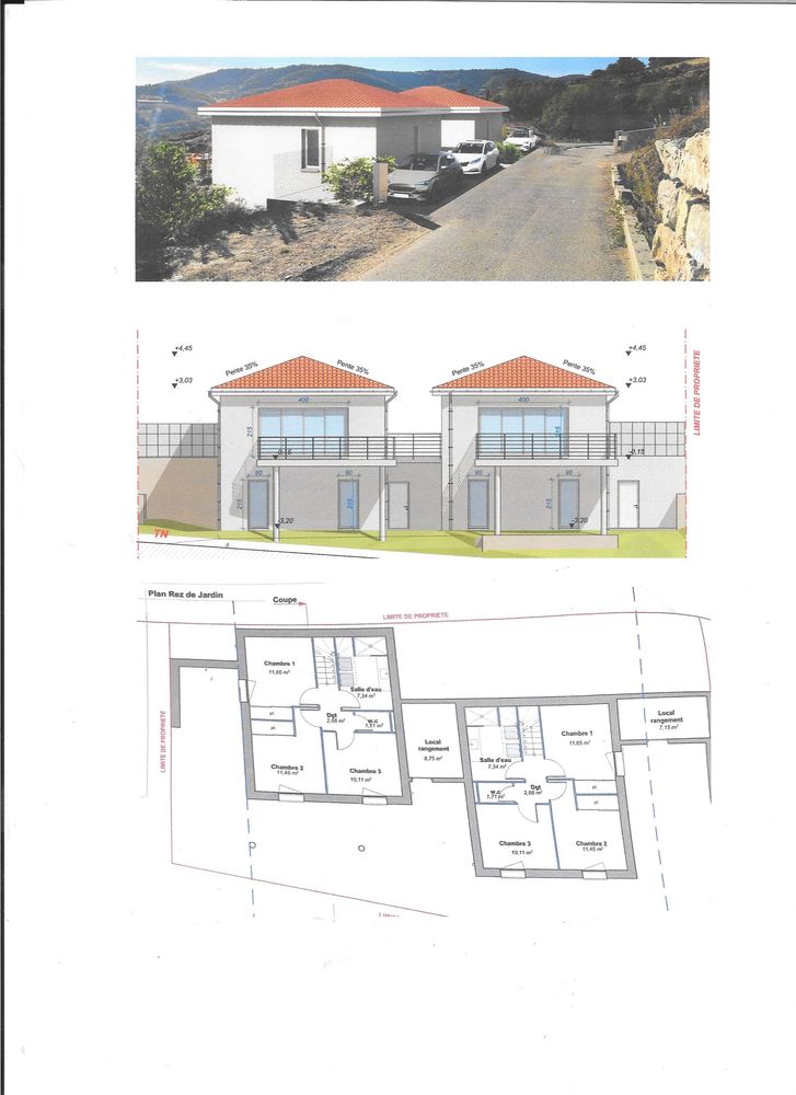 Maison neuve ? 93 m² - Jardin