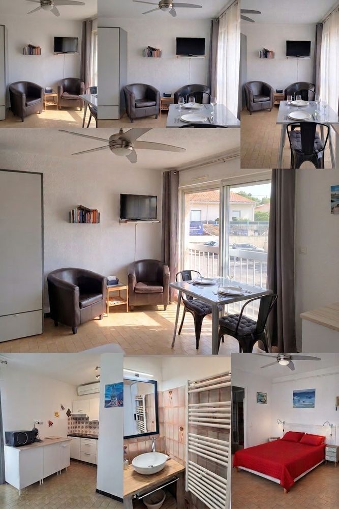 Studio meublé classé 2 étoiles, Balaruc-les-Bains Centre