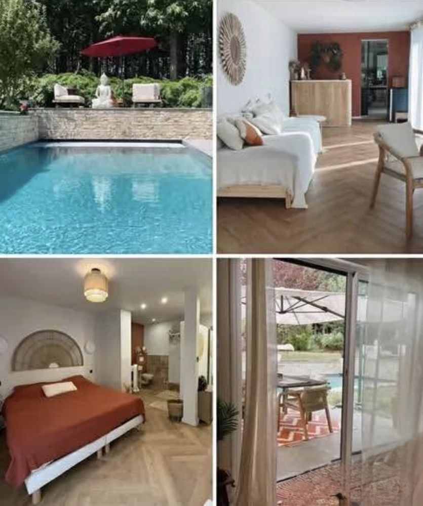 Maison contemporaine | Piscine | Vue sur le bois au calme