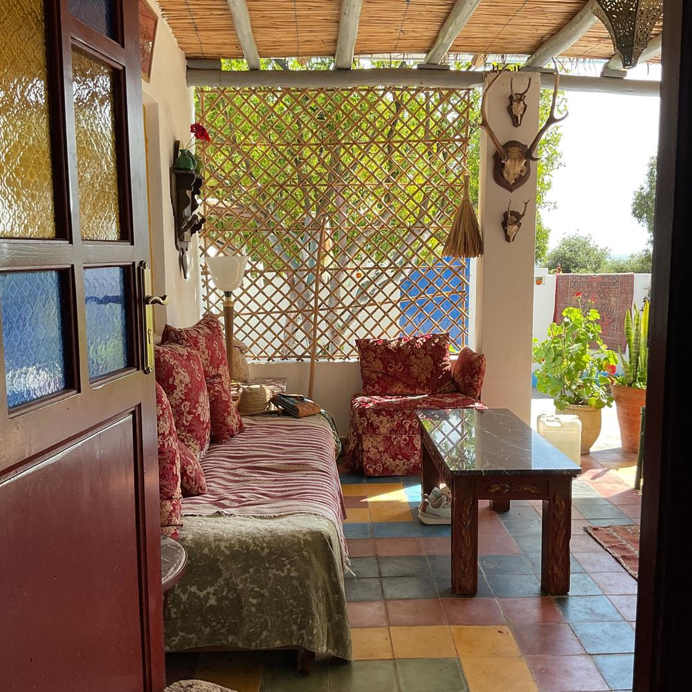 Nord du Maroc, maison avec jardin dans la montagne