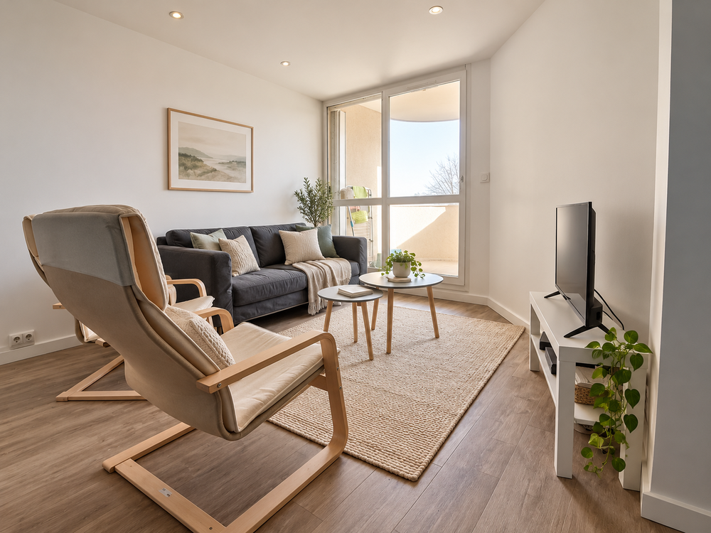 T5 84 m² rénové, balcon Sud, 4 chambres, DPE C ? Fontaine