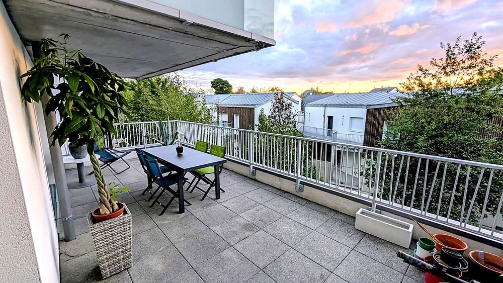 Saint-Herblain T4 80 m² 3 ch terrasse 24 m² 2 parkings