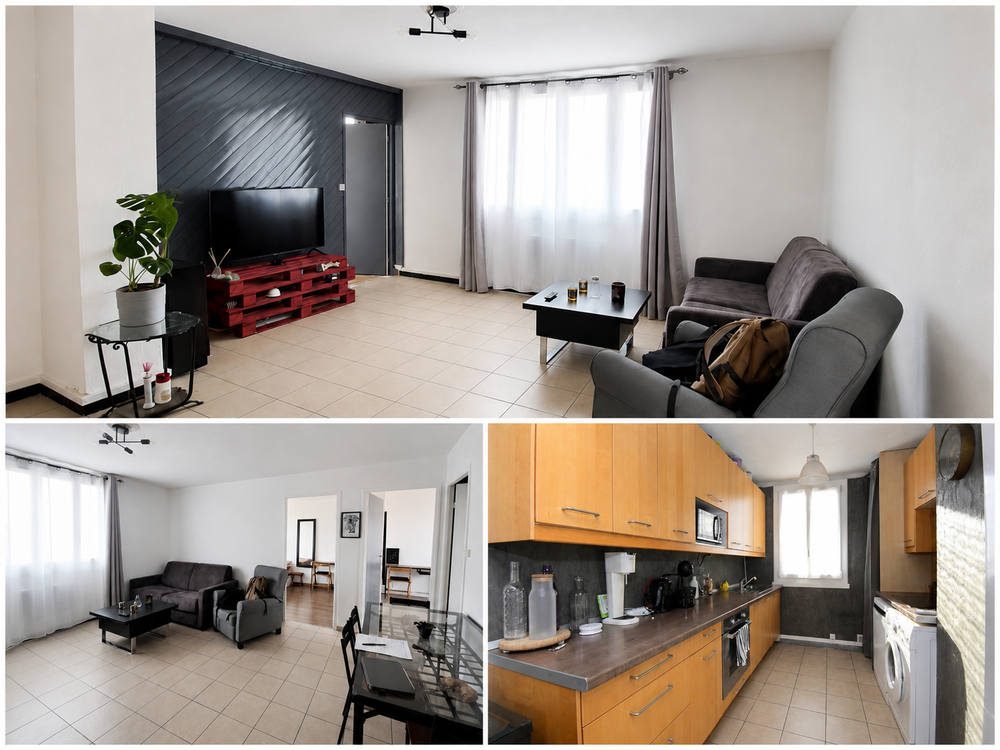 Appartement T4 lumineux de 64 m² ? rénové - moulin à vent