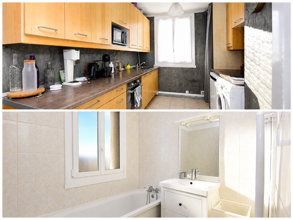 Appartement T4 lumineux de 64 m² ? rénové - moulin à vent
