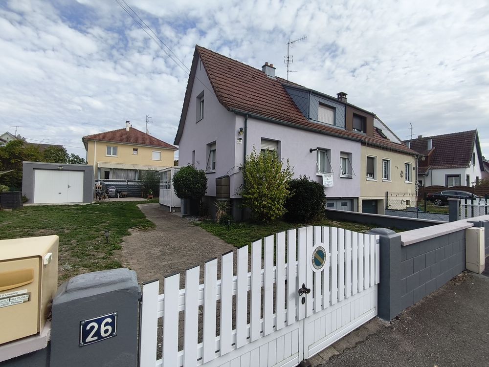 Mulhouse (68200) maison 4 pièces de 80 m² rénovée
