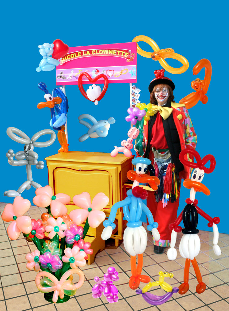 Clownette Sculpture Ballons Model&eacute;s 0 62000 Dainville