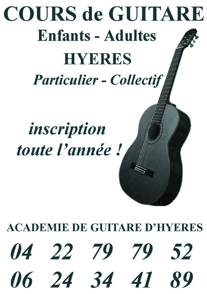 cours de guitare sur Hy&egrave;res, La Crau, La farl&egrave;de 0 83400 Hy�res