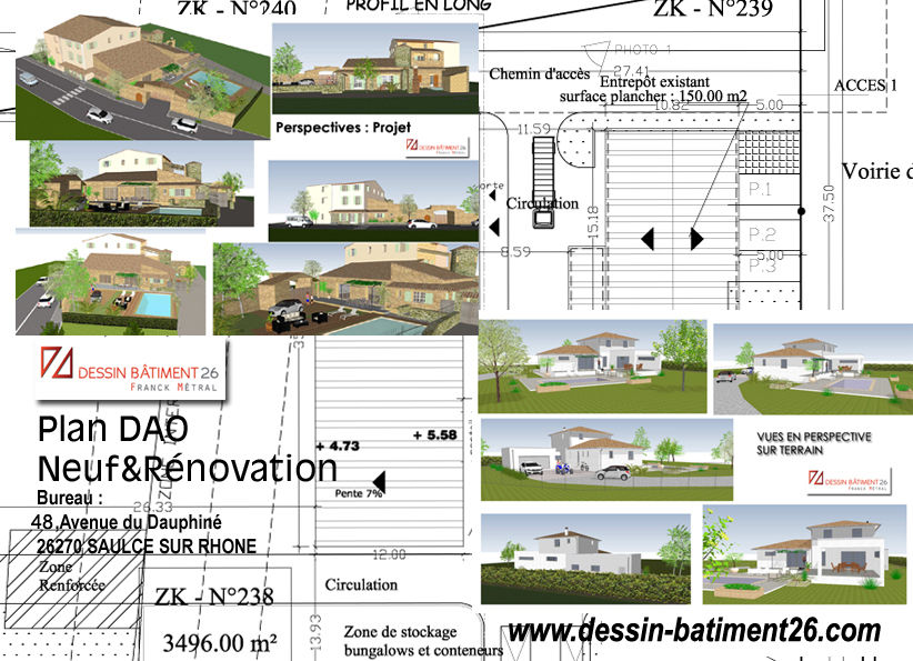 dessin b&acirc;timent 26 0 26270 Saulce-sur-rh�ne