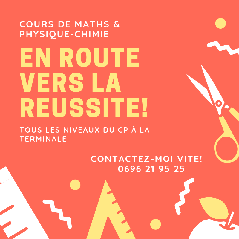 Cours de Maths & Physique-Chimie
0 97220 La trinit�
