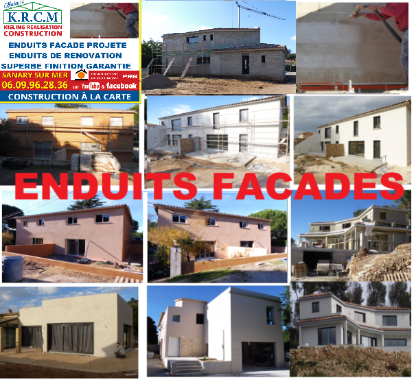 RENOVATION DE FACADES enduit ciment ou peinture 0 83190 Ollioules