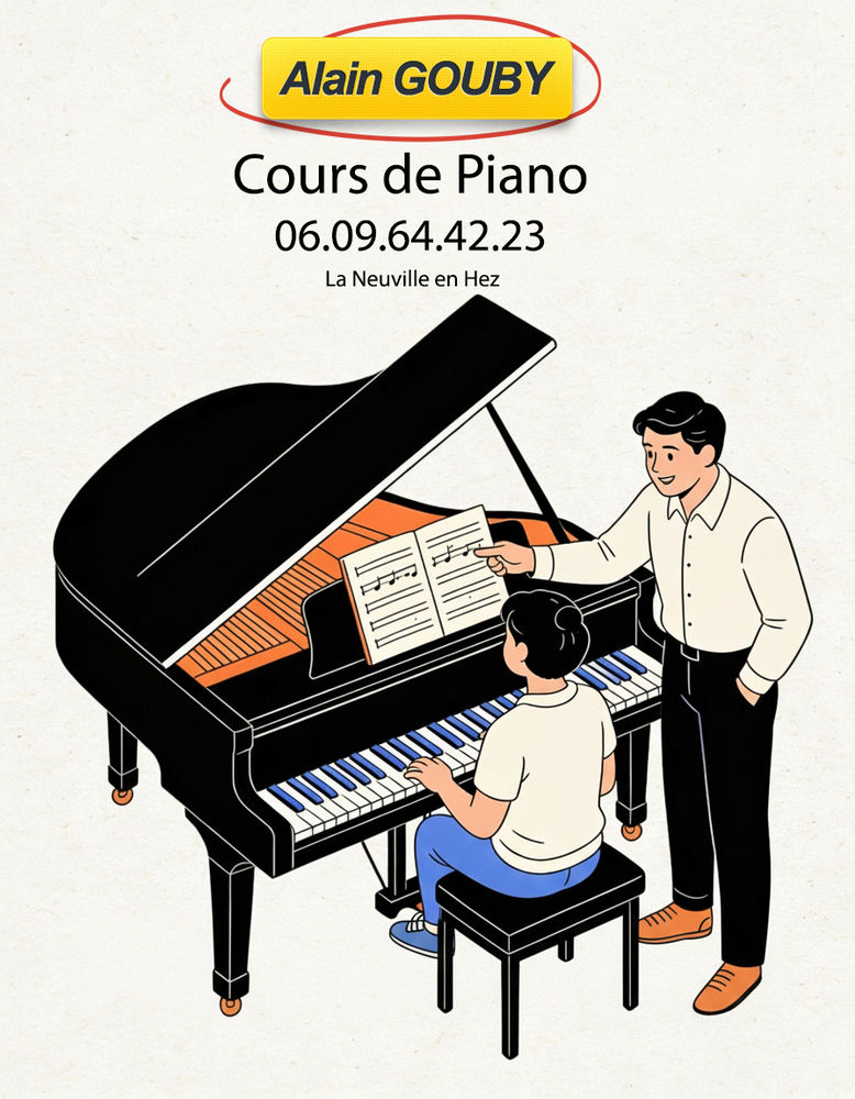 Cours de piano 0 60510 La neuville-en-hez