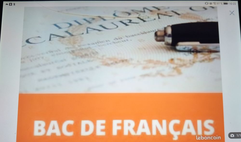 Cours bac fran&ccedil;ais 0 97434 Saint-gilles les bains