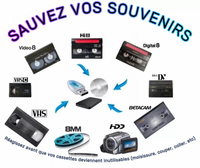 Numérisation de vos cassettes. 0 31270 Villeneuve-tolosane