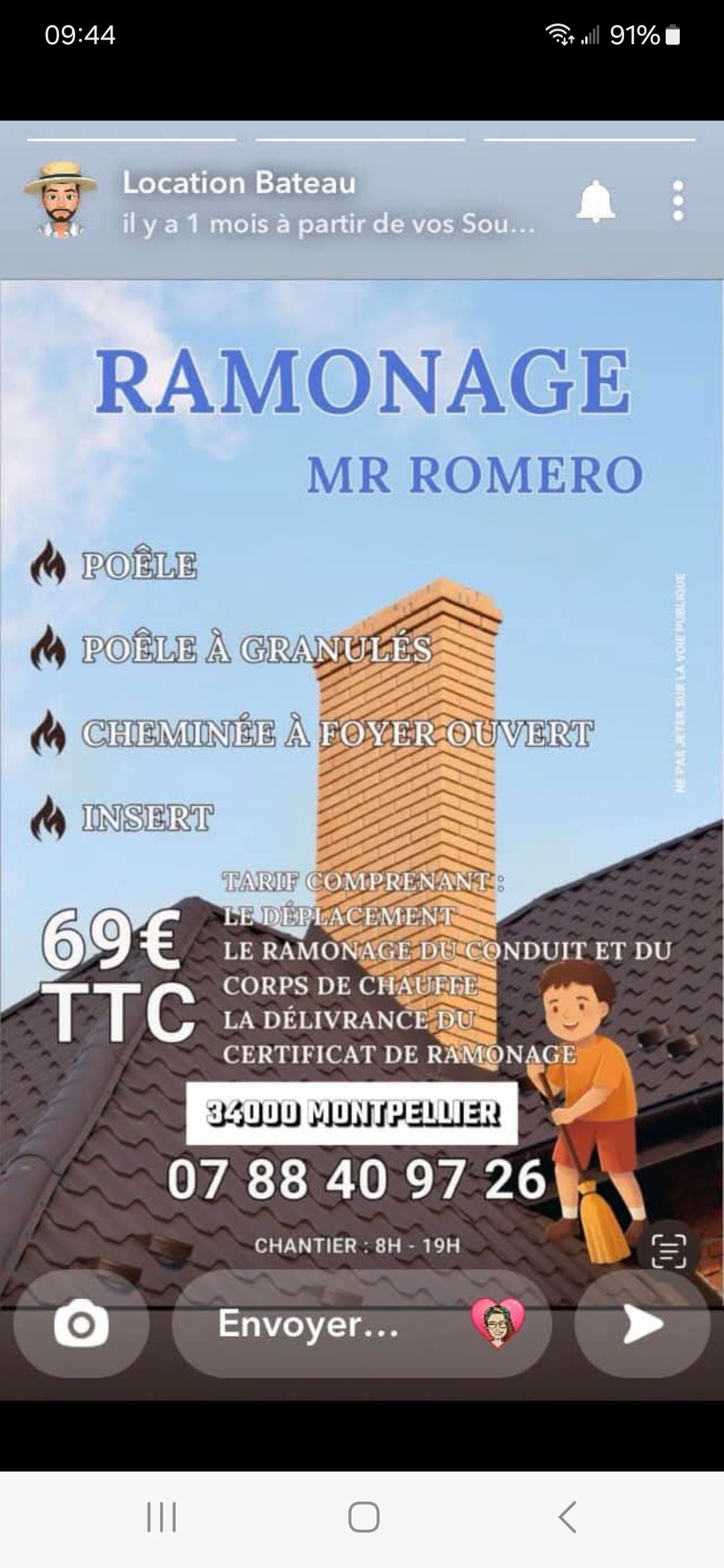 Rom&eacute;o RAMONAGE 0 34000 Montpellier