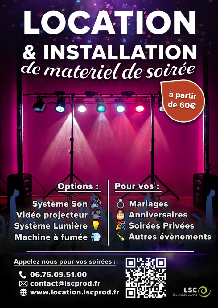 [] De materiel de soir&eacute;e 0 95000 Cergy