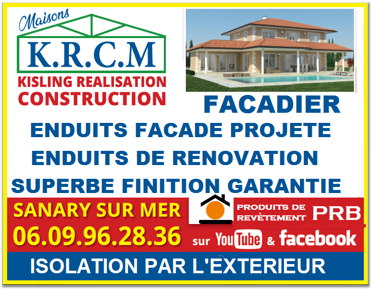 Ravalement de fa&ccedil;ades ,enduit ou peinture superbe finition 0 83190 Ollioules