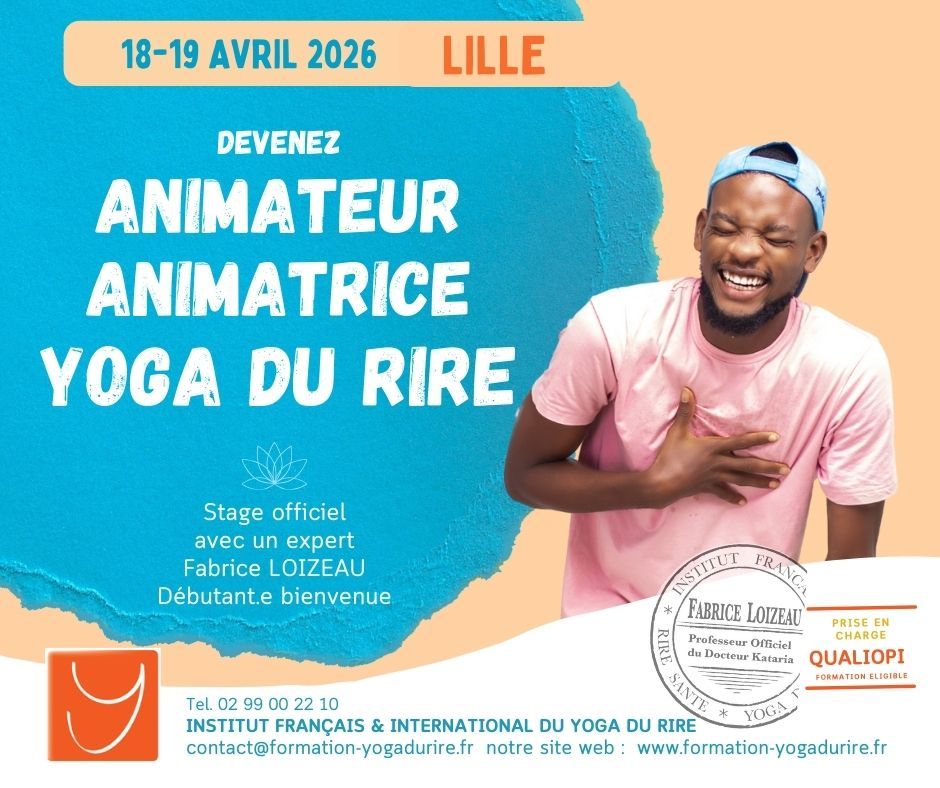 Stage animateur-trice de yoga du rire, &agrave; Lille ! 0 59000 Lille