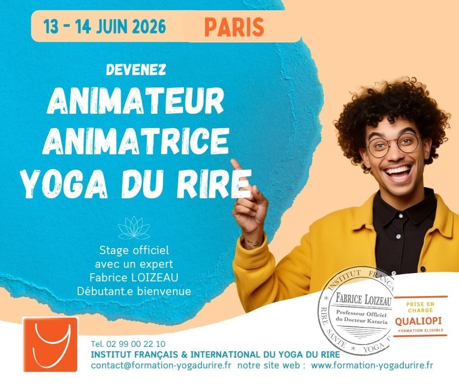 Animateur-trice de yoga du rire &agrave; Paris 0 75001 Paris