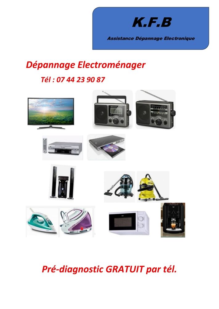 R&eacute;paration des appareils &eacute;lectrom&eacute;nagers 0 95800 Cergy