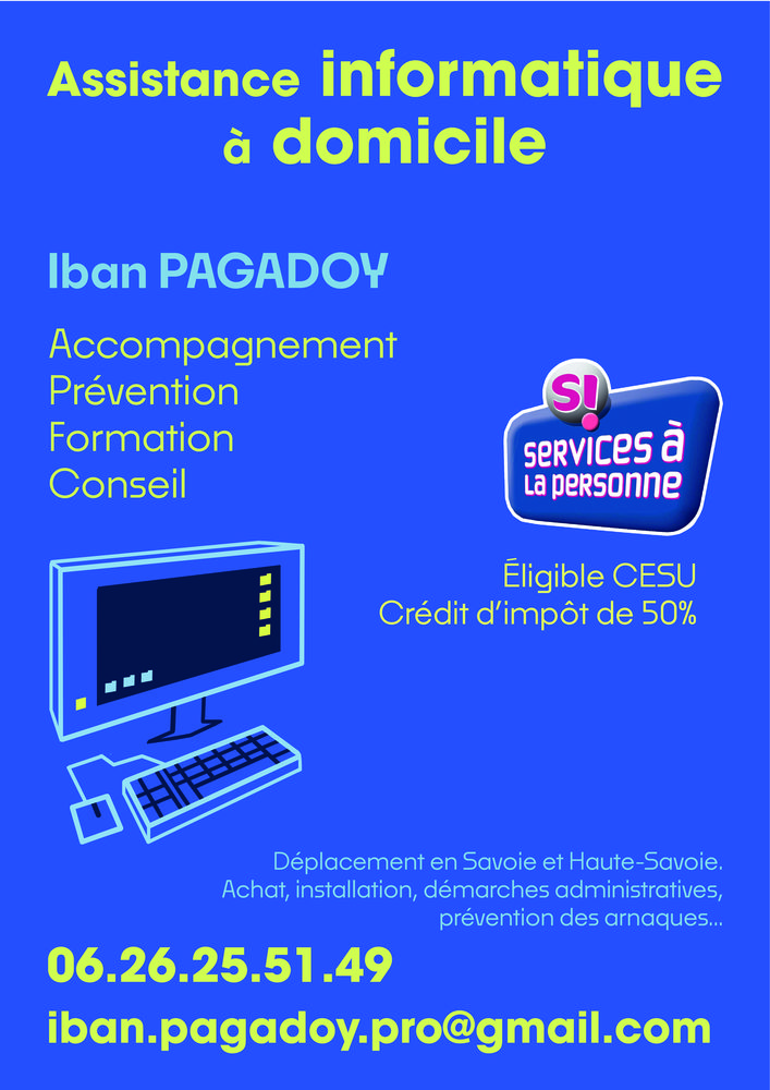 Assistance informatique &agrave; domicile 0 74540 Chainaz-les-frasses