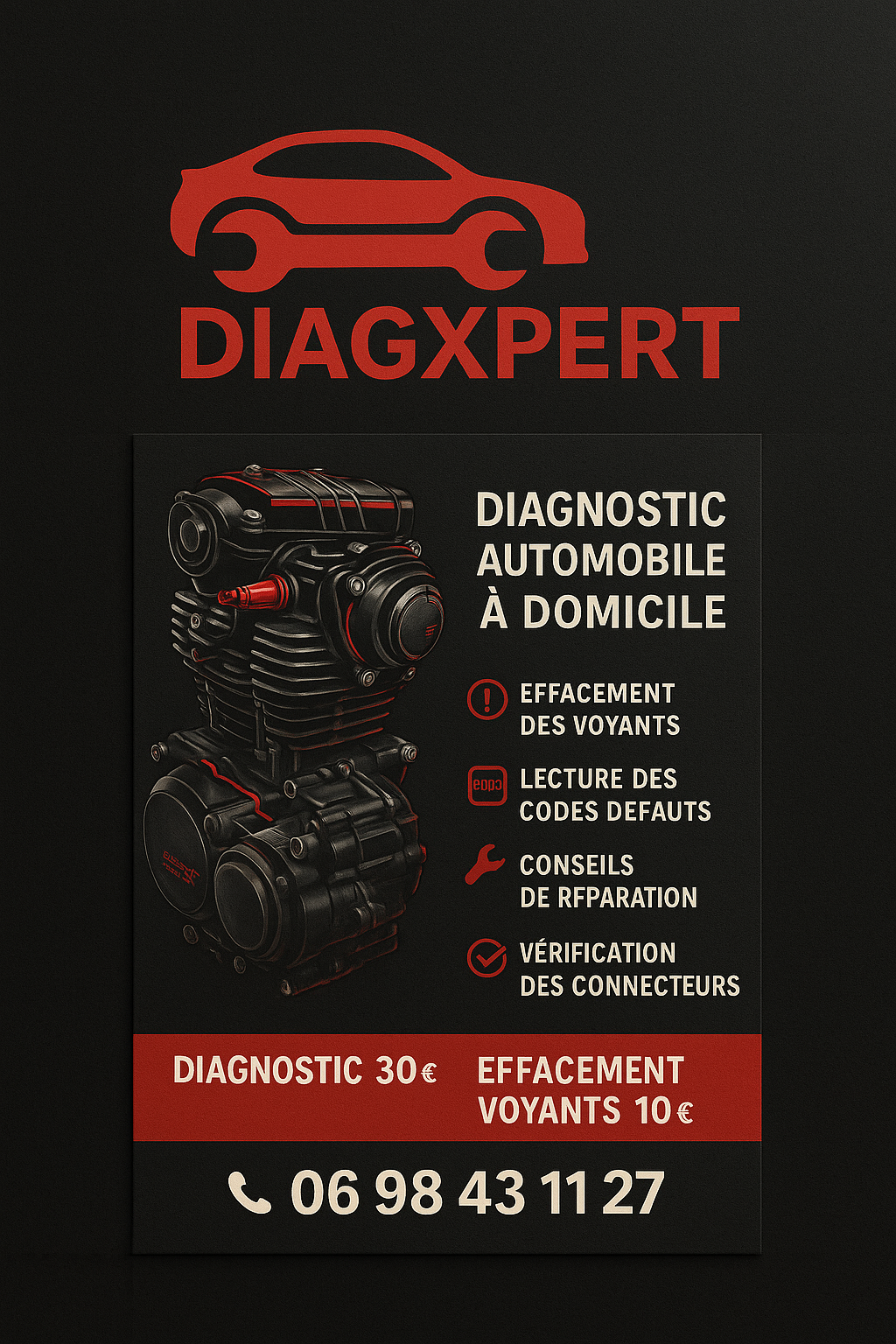 Diagnostic auto &agrave; domicile 0 34000 Montpellier