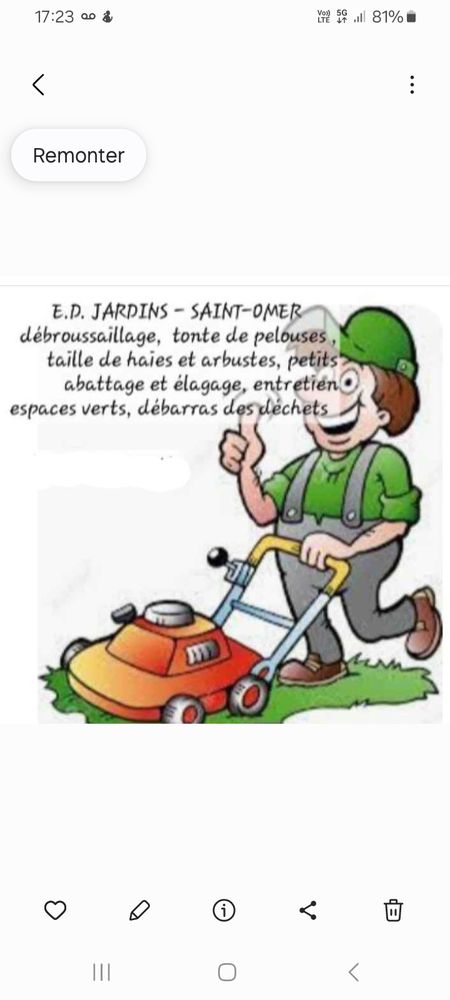 Travaux espaces verts 0 62500 Saint-omer