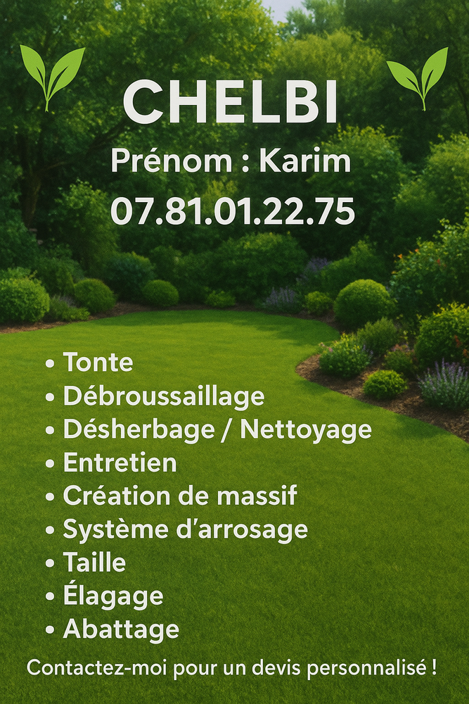 Jardinier paysagiste qualifi&eacute; et dipl&ocirc;m&eacute; 0 06220 Vallauris