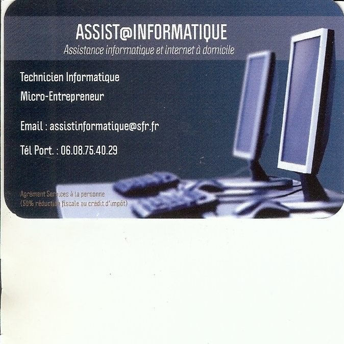 Assistance informatique et internet &agrave; domicile 0 69290 Craponne