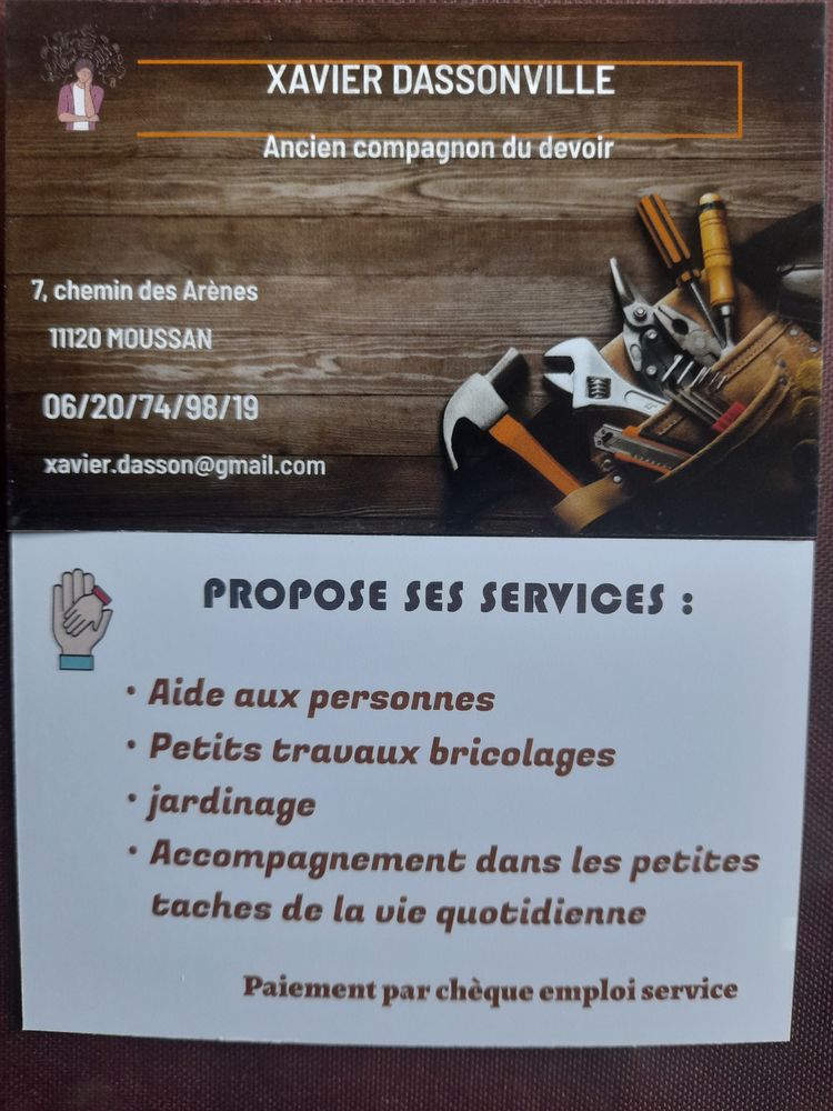 Aide &agrave; la personne 0 11120 Moussan